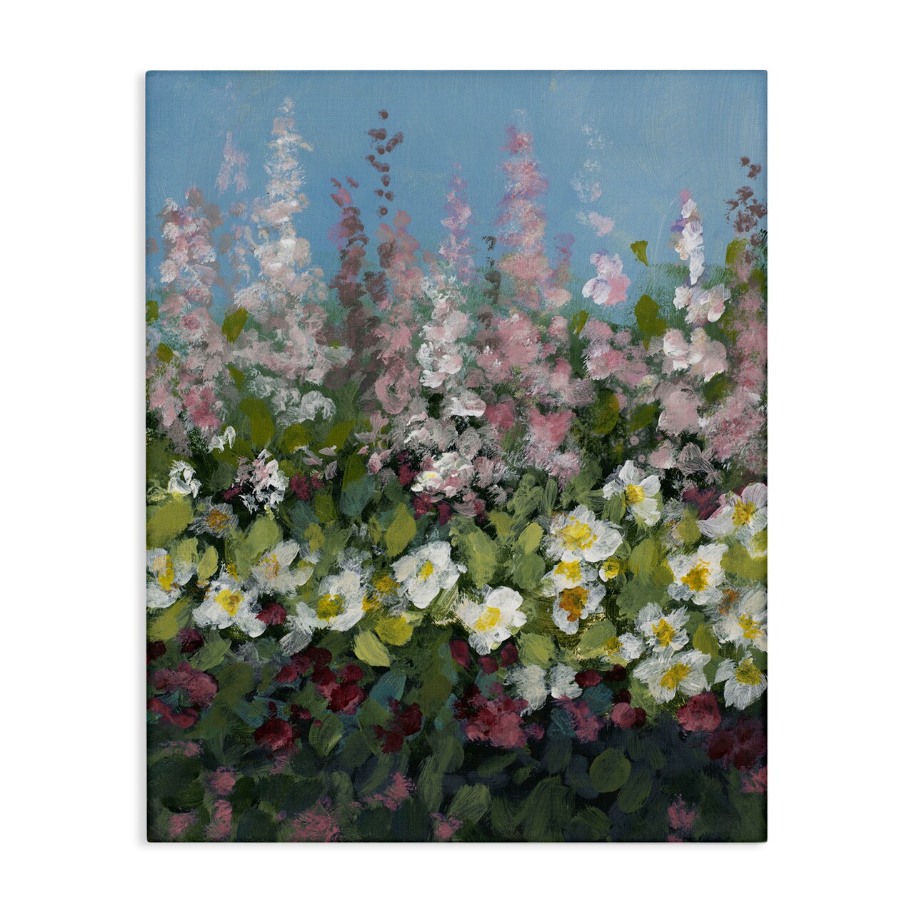 Stupell Industries Garden Glory Purple Flowers Canvas Wall Art Design by Lanie Loreth